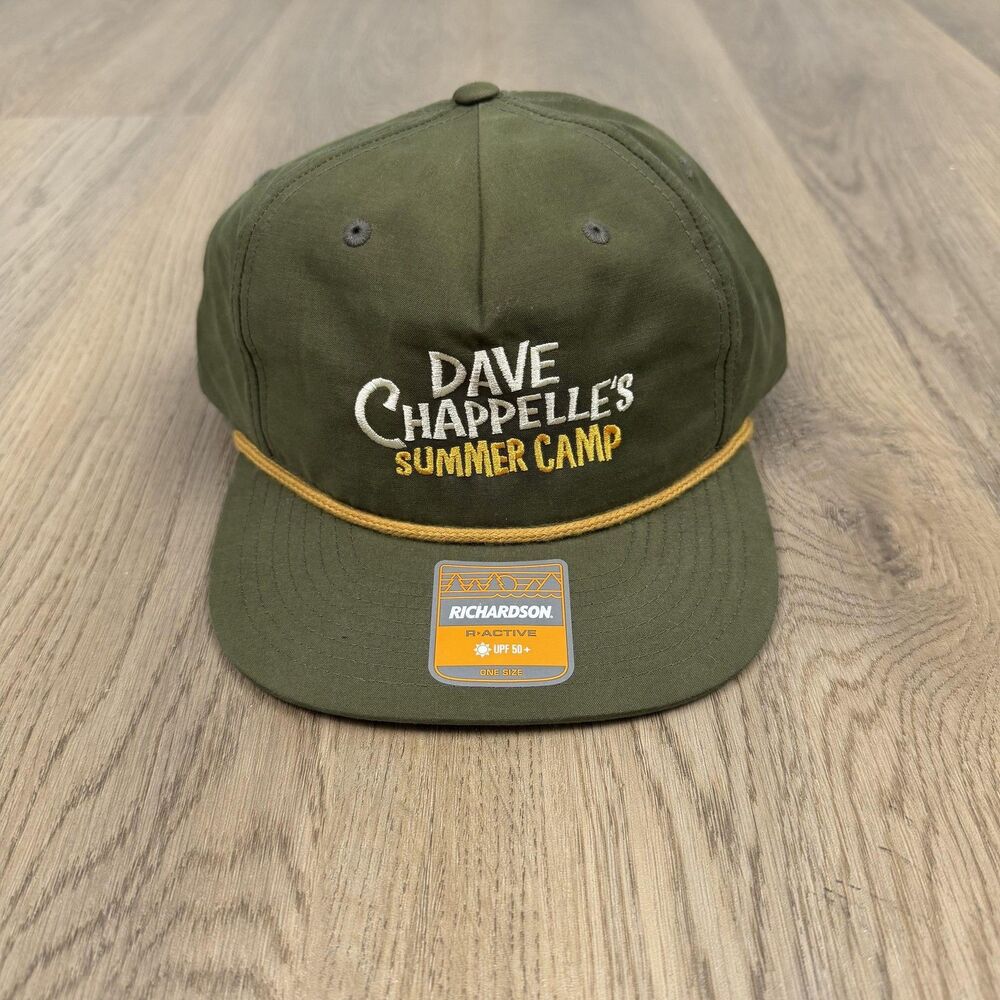 Dave Chapelle Hat Cap Snap Back One Size Green Summer Camp Mens